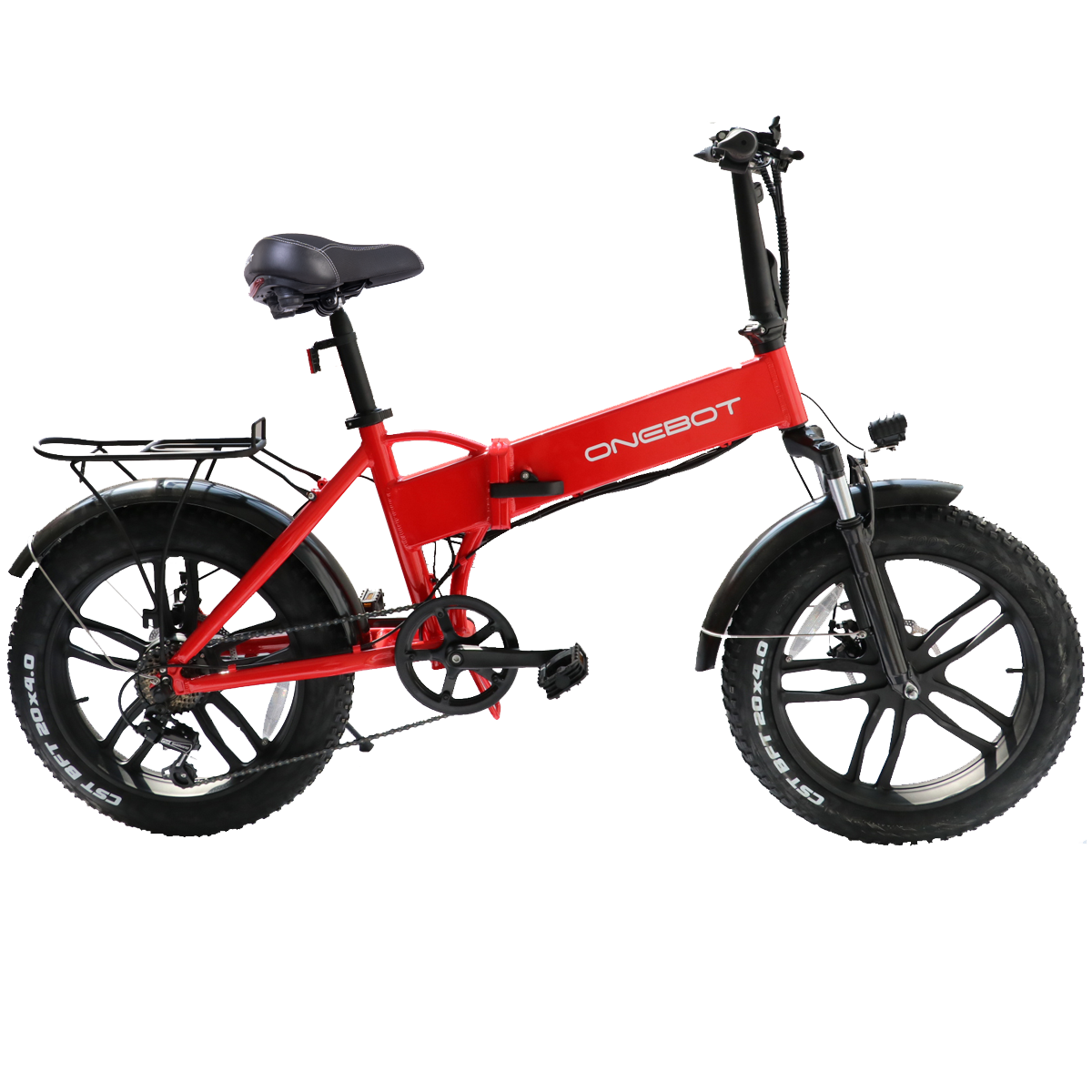 E-BIKE ONEBOT T6F助力自行车-红色1-3
