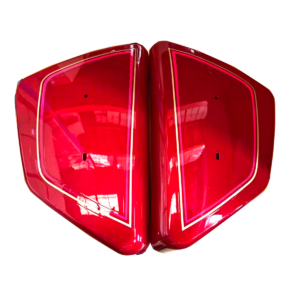 JINCHENG Red Body Side Cover Set for JC125-7BV